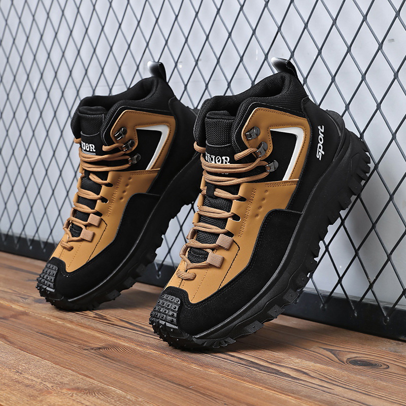 Men'S Shoes No Laces - Men's Wide Width Hiking Shoes Non-Slip