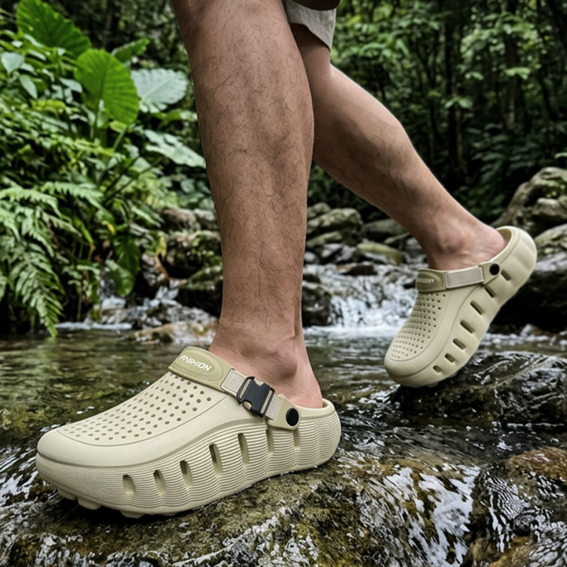 Men'S Shoes Cloud - Comfort Platform Mix Color Brand Clogs