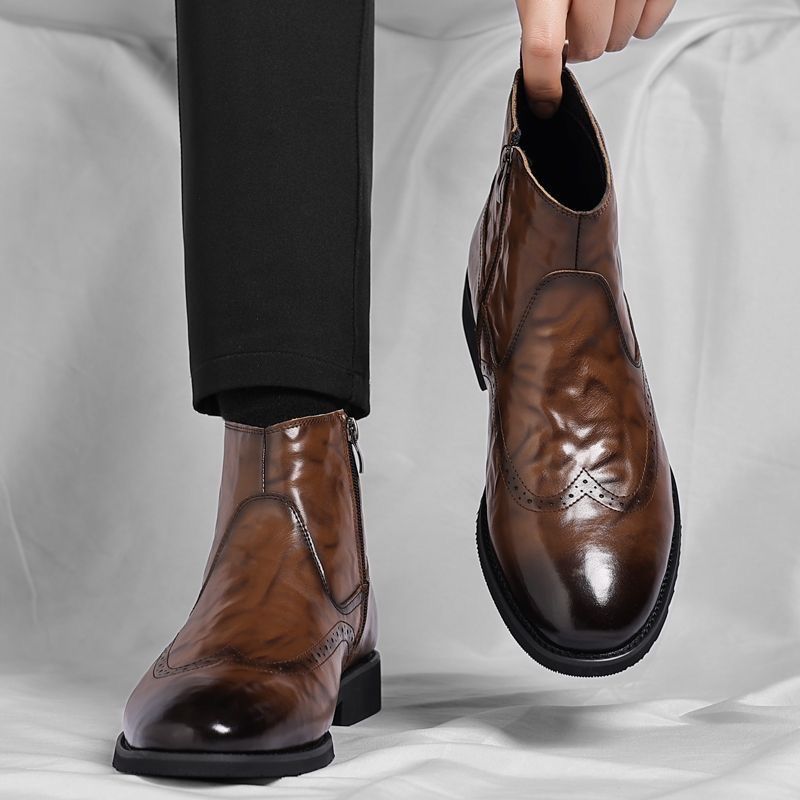 Men Chelsea Boots Soft Leather - đánh giá và giá Men'S Shoes Business Casual