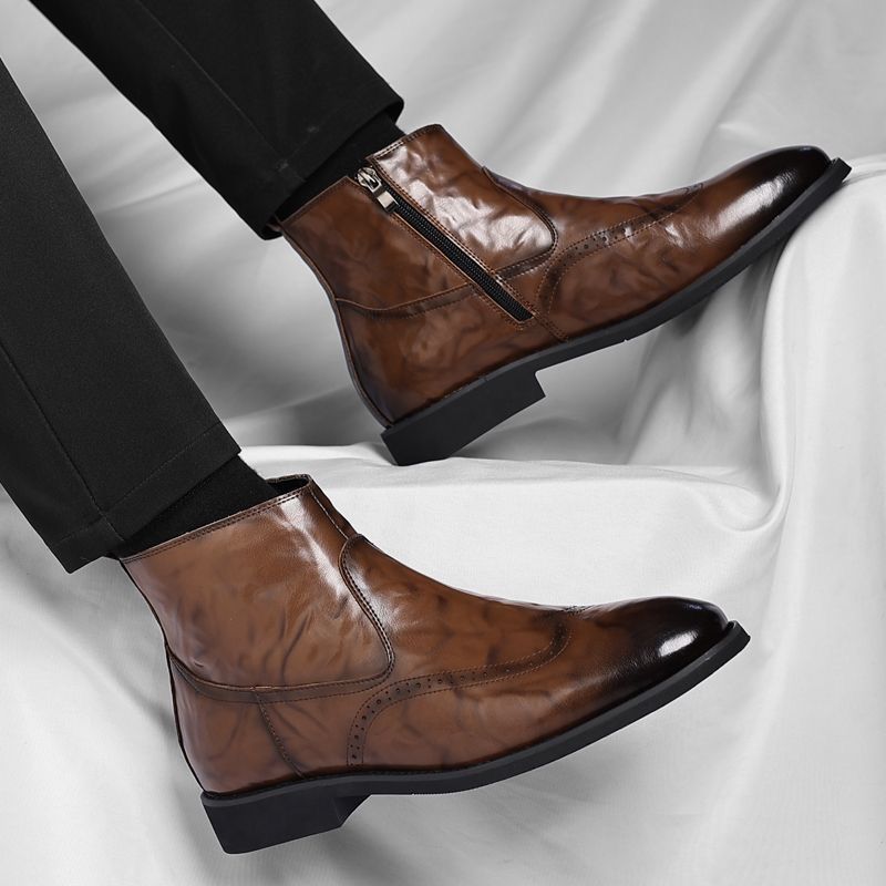 Men Chelsea Boots Soft Leather - đánh giá và giá Men'S Shoes Business Casual