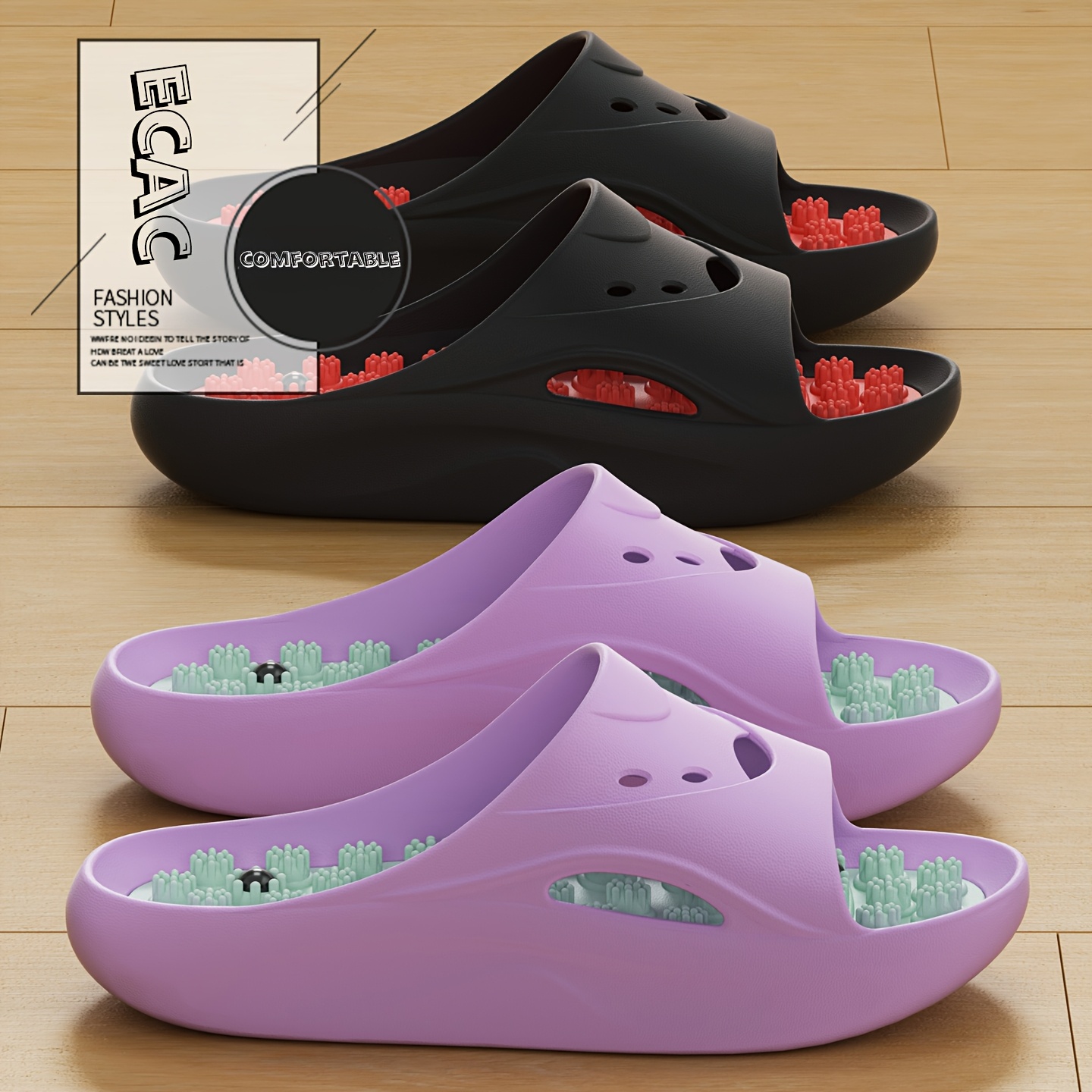 Women Men EVA Massage Slippers - đánh giá và giá Men Shoes On Sale