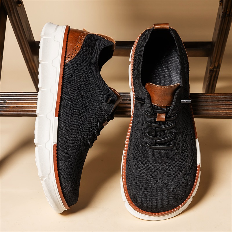 Men Wide Toe Knit Dress Shoes  - đánh giá và giá Men'S Shoes For Wide Feet
