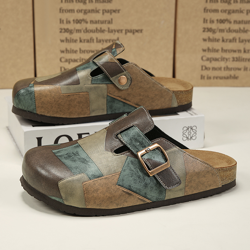 Unisex Cork Closed Toe Slipper - đánh giá và giá Men Shoes On Sale