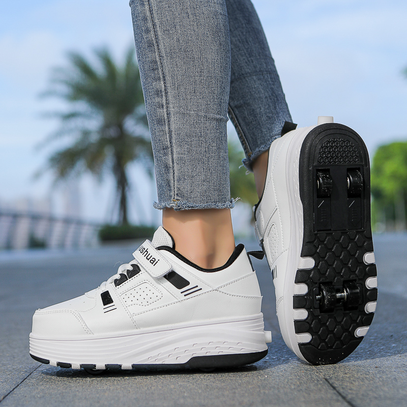 Kids 4‑Wheel Retractable Rolle - đánh giá và giá Men'S Shoes For Running