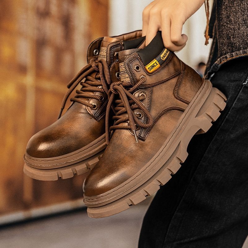 Vintage Men Platform Ankle Boo - đánh giá và giá Men'S Shoes Business Casual