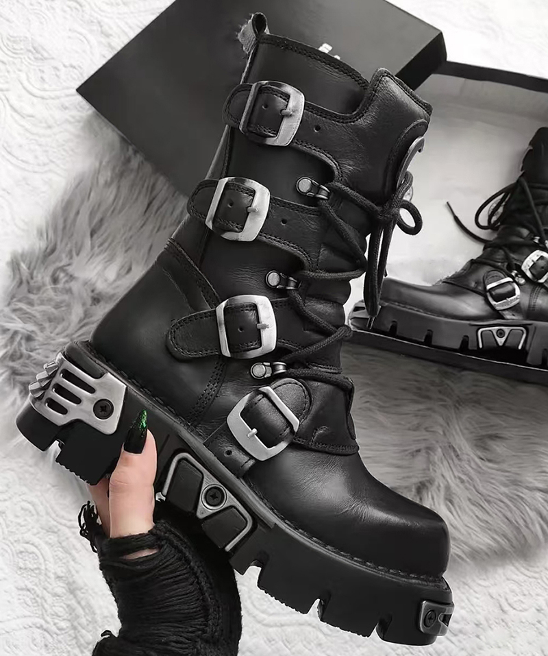 men luxury fashion punk gothic - đánh giá và giá Men'S Shoes No Laces