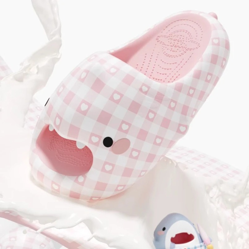 Shark Slippers Men Plaid Dot S - đánh giá và giá Men'S Shoes Cloud