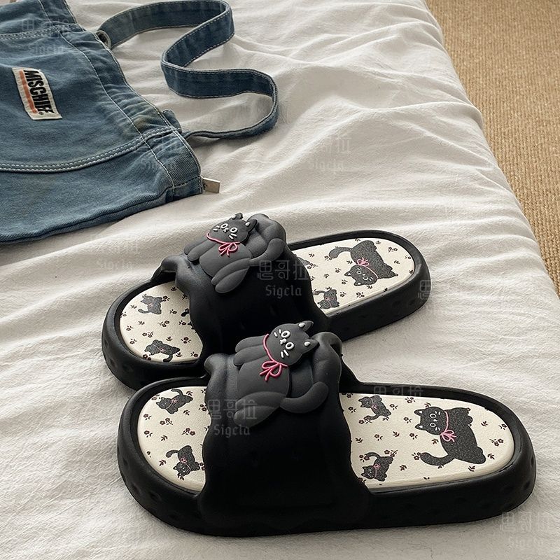 Printting Cute Bear Women Slip - đánh giá và giá Men Shoes On Sale