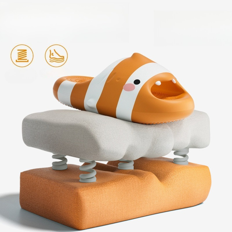 Cute Fish Cartoon Slides Women - đánh giá và giá Men'S Shoes Cloud