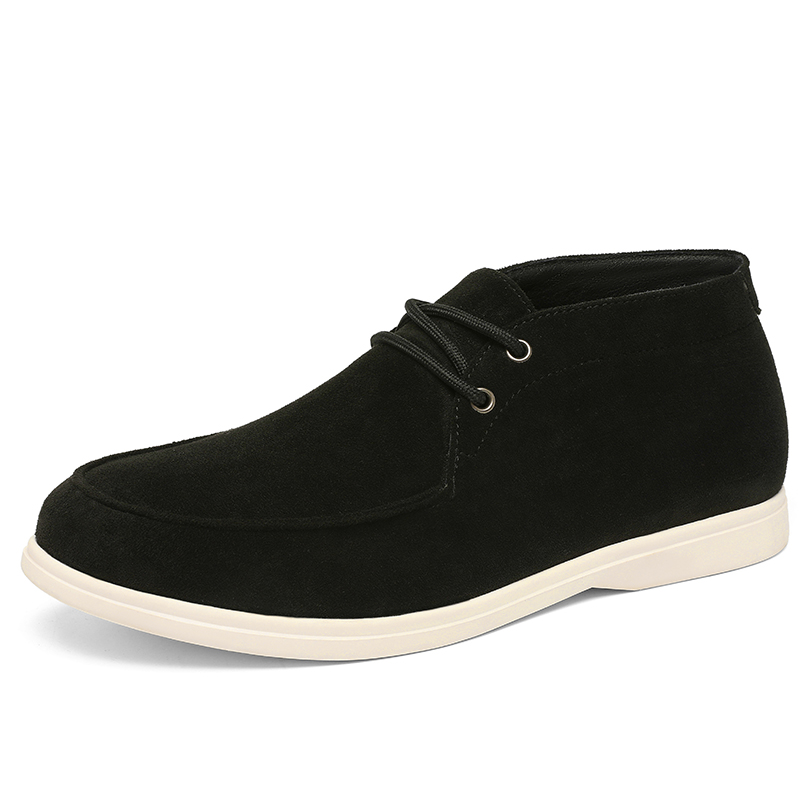 Classic British Style Suede Le - đánh giá và giá Men'S Shoes No Laces