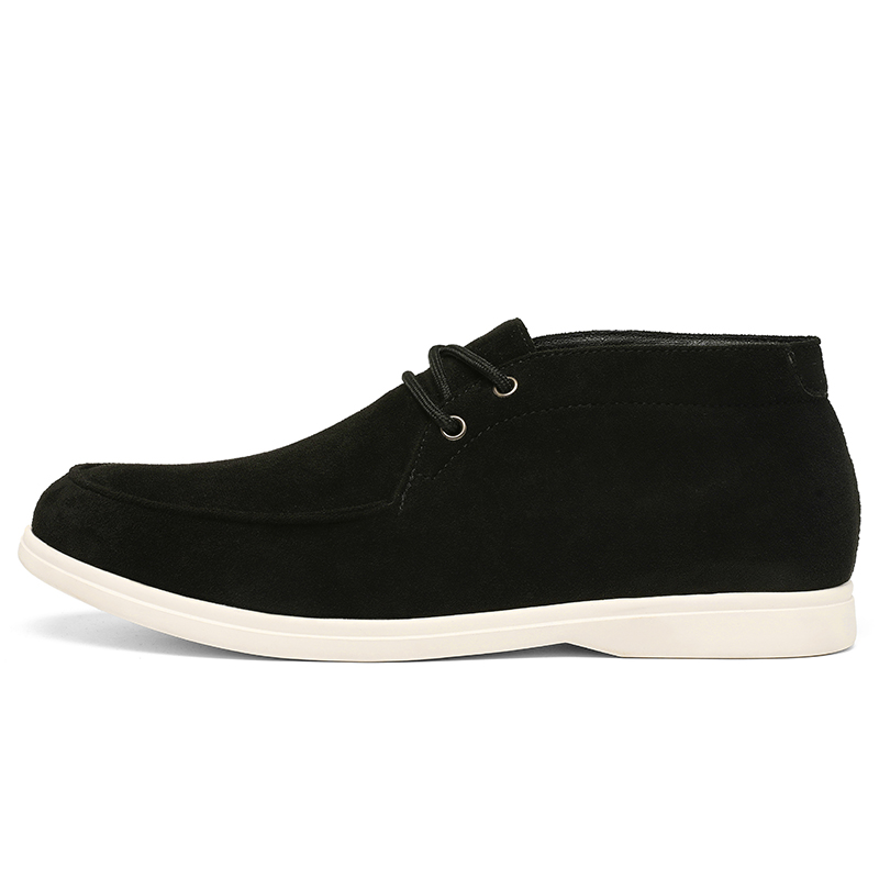 Classic British Style Suede Le - đánh giá và giá Men'S Shoes No Laces