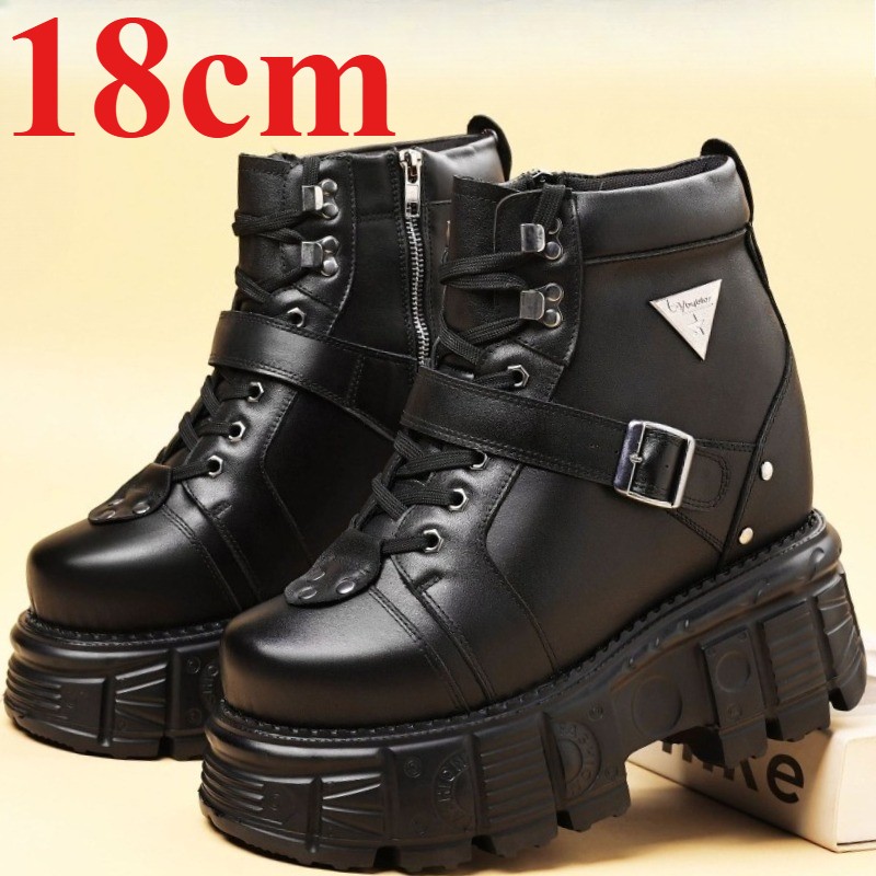Genuine Leather Motorcycle Boo - đánh giá và giá Men'S Shoes No Laces