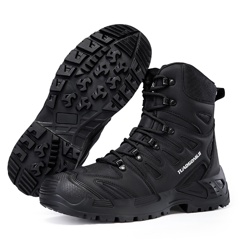Men's Outdoor Hiking Tactical  - đánh giá và giá Men'S Shoes No Laces