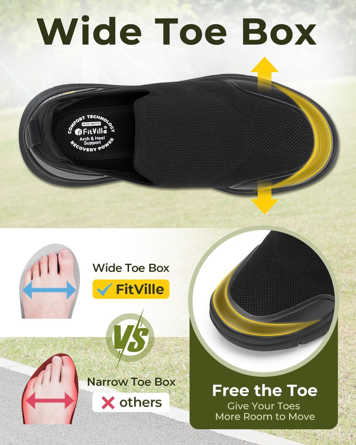 FitVille Men'S Extra Wide Slip - đánh giá và giá Men'S Shoes For Wide Feet
