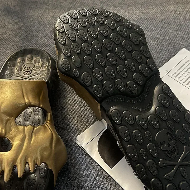 Summer Men Skull Slipper Y2k C - đánh giá và giá Men'S Shoes Cloud