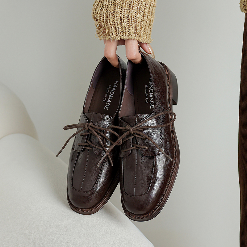 EAGSITY Cow Leather Women's Sh - đánh giá và giá Oxford Brogue Leather
